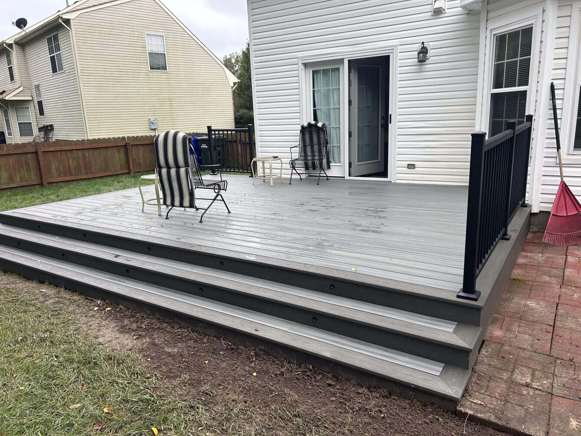 Trex Enhance Naturals Foggy Wharf deck Virginia Beach Hampton Roads B&B Decks