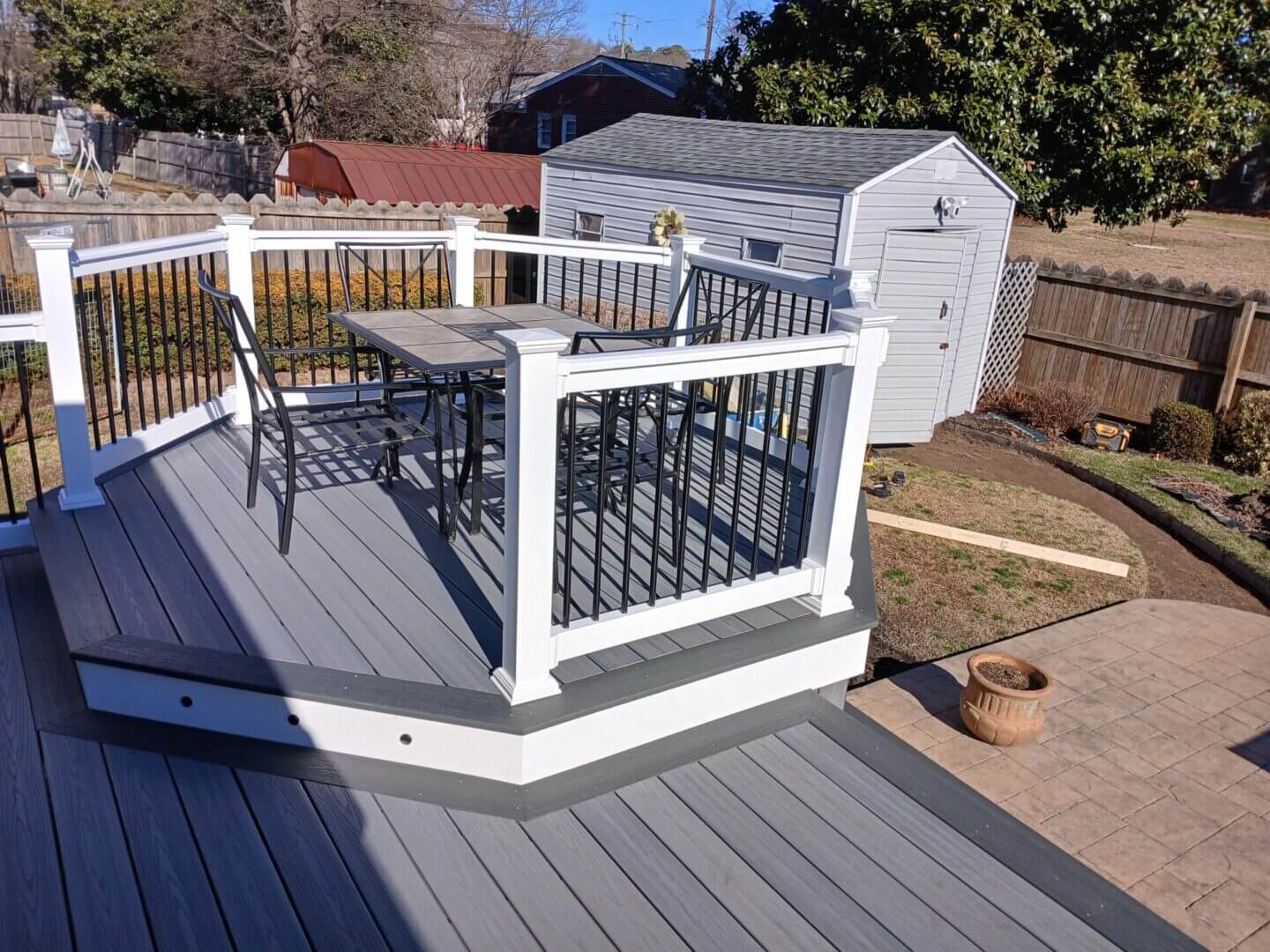 TimberTech Prime Plus Seasalt Gray deck Virginia Beach B&B Decks