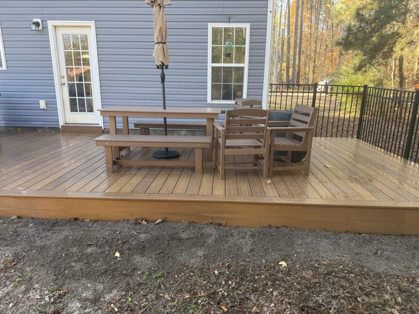 Multi-level composite deck by B&B Decks — Chesapeake, VA service area