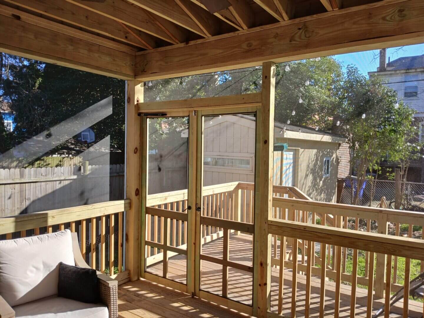 Covered outdoor living project Hampton Roads