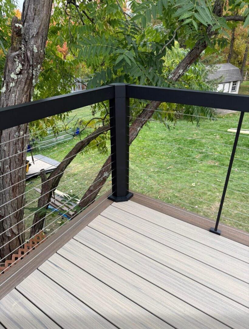 Composite deck finish detail