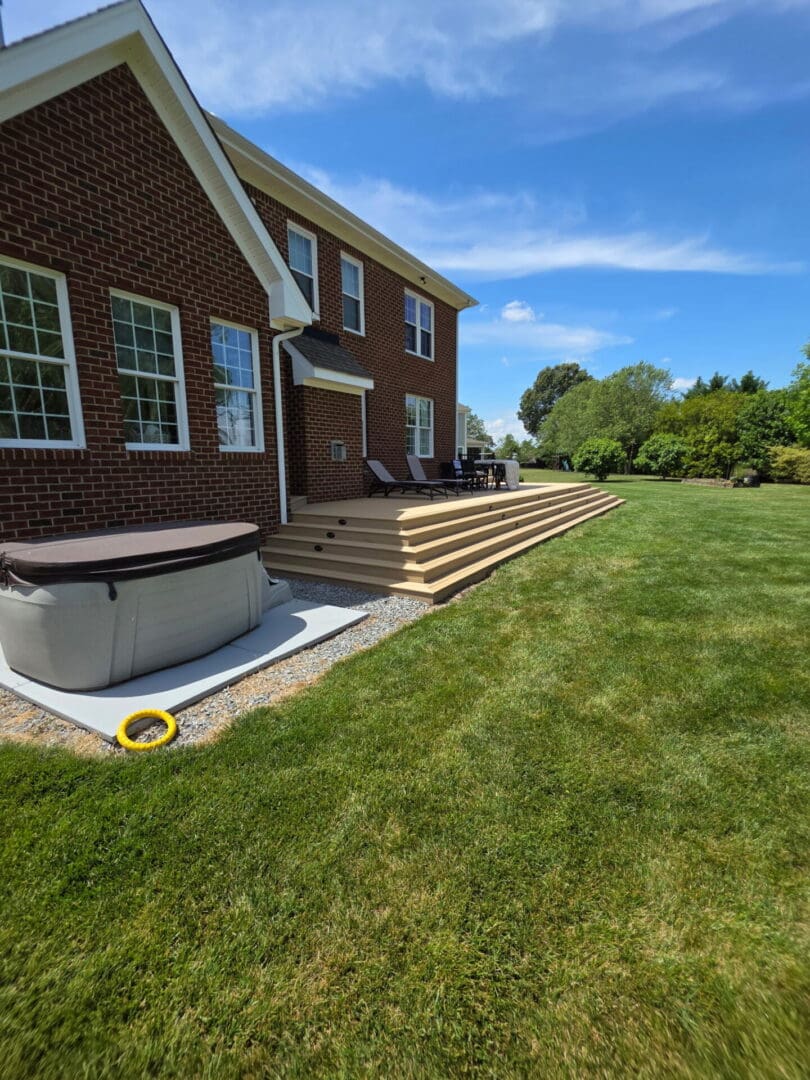 Low maintenance composite deck replacement in Coastal Virginia